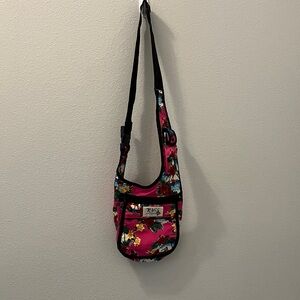 Hawaiian Cloth Floral Crossbody Side Body Bag Purse KY’S